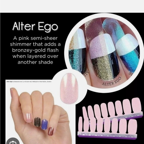Color Street Nail Polish Strips - Alter Ego - sealed in package - Picture 1 of 3